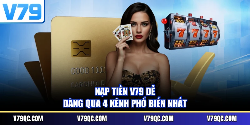 Nạp tiền V79 dễ dàng qua 4 kênh phổ biến nhất